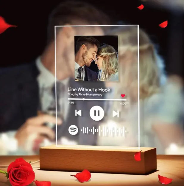 Marco LED Personalizado con Portada de Álbum Musical