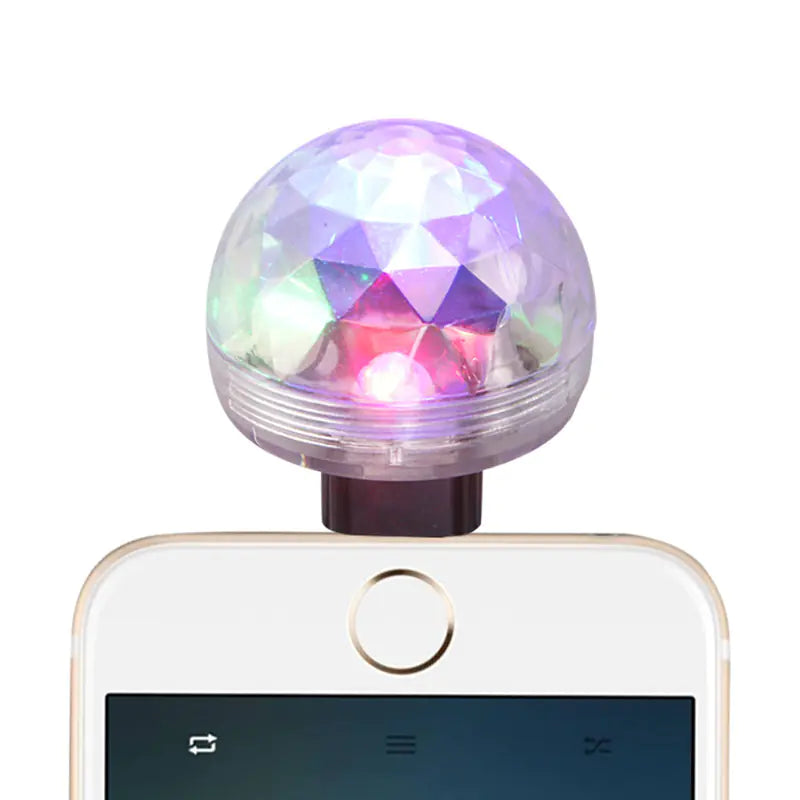 Luz LED USB para Coche con Control de Voz y Ritmo Musical