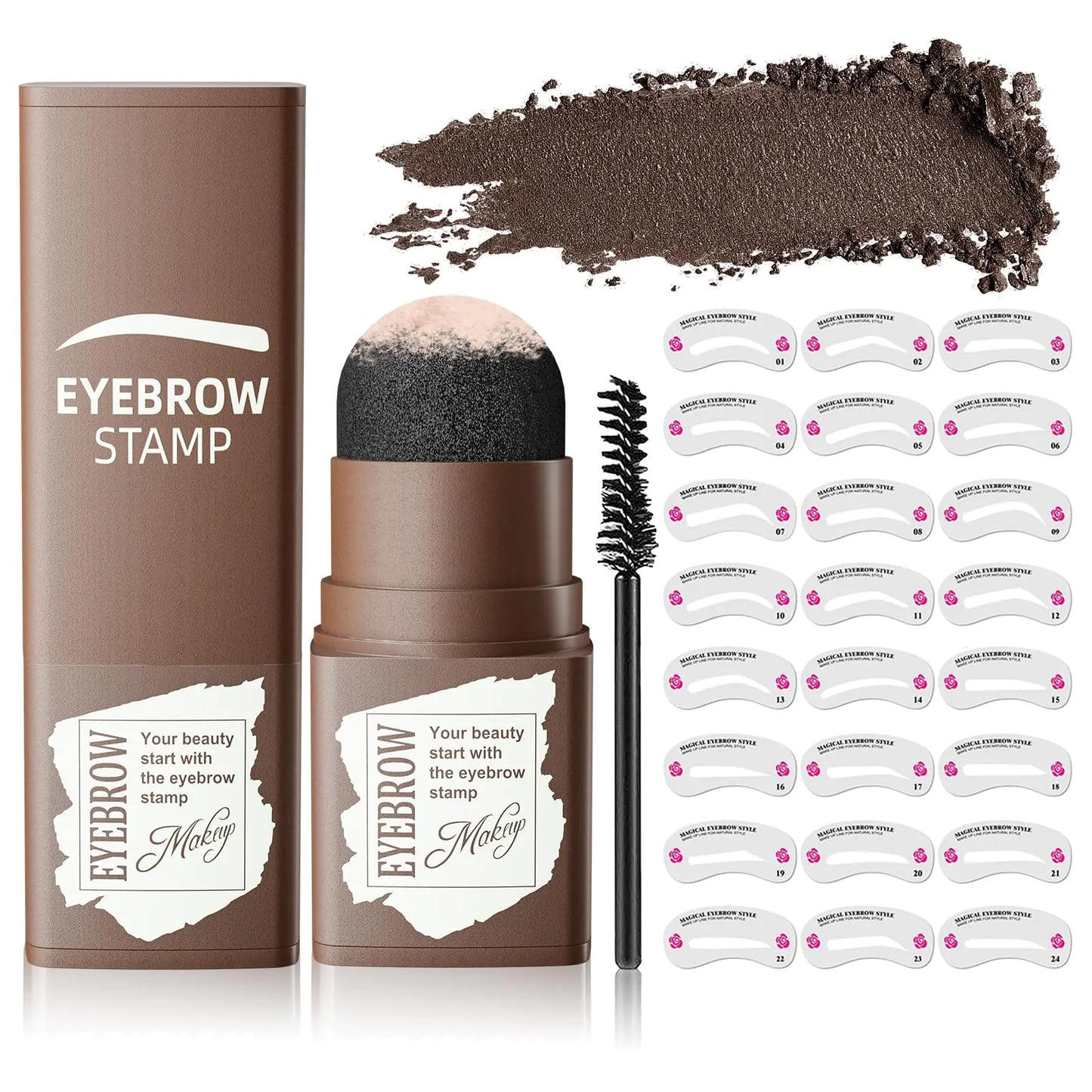 Kit de Sello y Plantillas para Cejas – Cejas Perfectas en Segundos LeonX