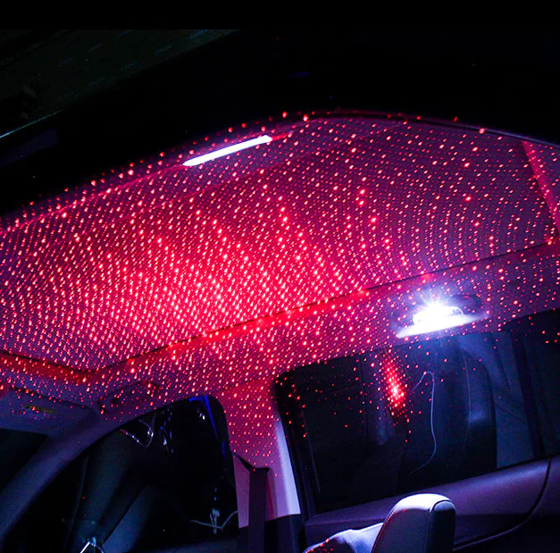 Luz Ambiental de Cielo Estrellado LED para Coche con Control Remoto USB