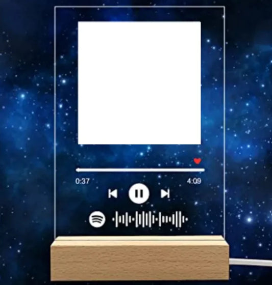 Marco LED Personalizado con Portada de Álbum Musical