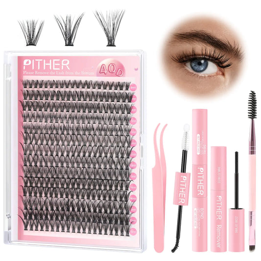 Kit Profesional de Extensión de Pestañas DIY PITHER –  Salón en Casa