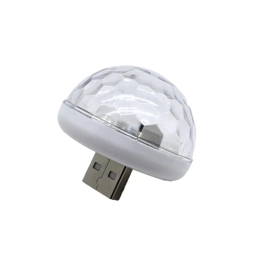 Luz LED USB para Coche con Control de Voz y Ritmo Musical